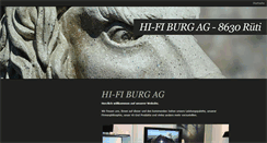 Desktop Screenshot of hifiburg.ch