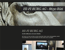 Tablet Screenshot of hifiburg.ch